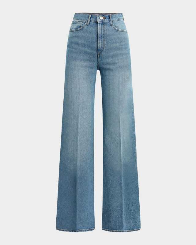 The Mia Petite Wide-Leg Jeans